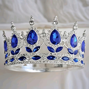Diamant <span class=keywords><strong>Couronne</strong></span> Princesse Vintage Diadème <span class=keywords><strong>Couronne</strong></span> Gâteau Topper pour Mariage Anniversaire Baby Shower Fête Gâteau Décoration Fournisseurs - Product Image 5