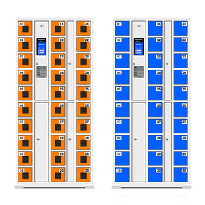 Thép Công Trường Sinh Viên Lưu Trữ Tủ Đồ Nội Thất Phụ Kiện Kim Loại Di Động Điện Thoại Di Động <span class=keywords><strong>Locker</strong></span> Cho Lớp Học - Product Image 1