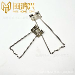 Min Hong Xing Iron <b>Frame</b> Stand Nickel Color Durable For Desktop Display Single Sided Indoor Use - Product Image 3