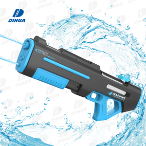 Pistola ad acqua elettrica con doppio ugelli automatico e modalità a spruzzo manuale per bambini 680ML grande serbatoio per un divertimento estivo senza fine - Product Image 1