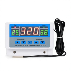 สินค้ามาใหม่ XH-W3103 เครื่องควบคุมอุณหภูมิแบบดิจิตอล LCD พร้อมเซ็นเซอร์ - Product Image 2