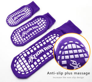 Прямая Продажа с фабрики персонализированные нескользящие носки для прыжков в батут - Product Image 6