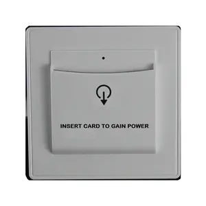 Hotel power saver energy saving switch reading 125khz Temic card T5557 card key switch M1