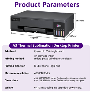 Impresora de Inyección de Tinta de Escritorio Epson A3 L11058 Automática con Cartuchos de Tinta de Gran Capacidad, Nuevo Diseño para Materiales Flexibles, para Impresión de Tarjetas - Product Image 3
