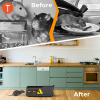 Piège à souris électrique avancé, exterminateur de rats instantané et humain avec technologie de tension pour une élimination efficace des rongeurs