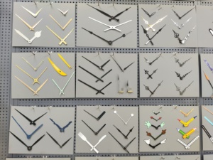 Punteros de reloj de tamaño y color personalizados, piezas de reloj de pared analógico, manecillas de aluminio - Product Image 3