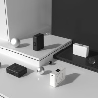 Batterie externe 10000mAh 45W à charge rapide, affichage numérique et double port, chargeur portable et charge sans fil 15W DC002