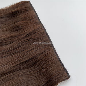 Vendeurs de cheveux vierges en gros Extensions de cheveux à <span class=keywords><strong>clip</strong></span> sans couture Extensions de cheveux à <span class=keywords><strong>clip</strong></span> Sac en PVC Double trame de cheveux brésiliens fabriquée à la machine - Product Image 5