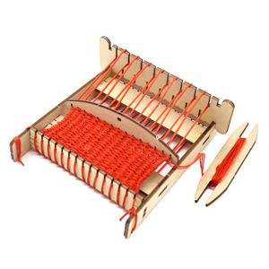 Wooden <b>Weaving</b> <b>Loom</b> For Kids 7-12 Years Stem Education Craft Toy DIY Science Experiment Tool - Product Image 4