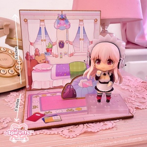 OEM ODM Figurine d'<span class=keywords><strong>anime</strong></span> sur pied pour chambre à coucher, mignonne et confortable, en pin synthétique, plusieurs pièces - Product Image 2