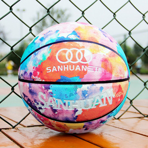 Ballon de basketball modèle SHF, tailles 4-7, matériau PU anti-humidité, gravure personnalisée, Linyi Shandong - Product Image 5