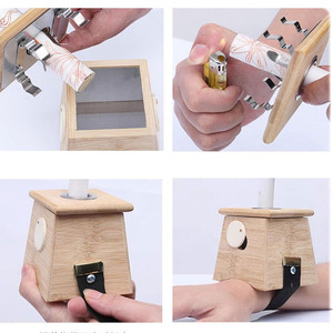Kotak Moxibustion Kualitas Terbaik <span class=keywords><strong>1</strong></span>/2/3/4/6 Lubang, Tongkat Moxa, Kotak Moxa Bambu, Terapi Moxibustion - Product Image 3