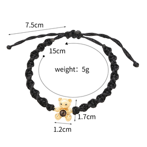 Braccialetti con Proiezione Foto Personalizzata, '<span class=keywords><strong>Ti</strong></span> Amo' in 100 Lingue, Gioielli Personalizzati, Bracciale con Orsetto Fatto a Mano, Vendita all'Ingrosso - Product Image 5