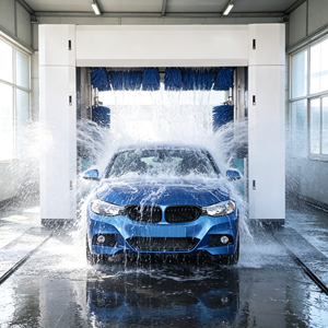 Machine de lavage de voitures commerciale automatique avec pulvérisation, rinçage et séchage - Product Image 3