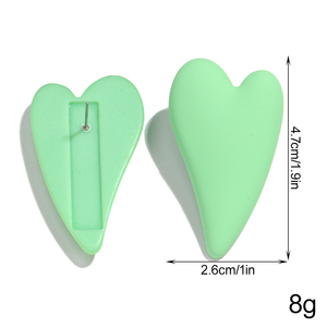 ต่างหูอะ<span class=keywords><strong>ค</strong></span>ริลิ<span class=keywords><strong>ค</strong></span>/ลูไซต์รูปหัวใจ<span class=keywords><strong>ส</strong></span>ีพีชยาว เรียบหรู <span class=keywords><strong>ส</strong></span>ีมาการองทันสมัย รา<span class=keywords><strong>ค</strong></span>าโรงงานขายส่ง เหมาะสำหรับงานปา<span class=keywords><strong>ร์</strong></span>ตี้ ใส่ได้ทั้งผู้หญิงและผู้ชาย - Product Image 5