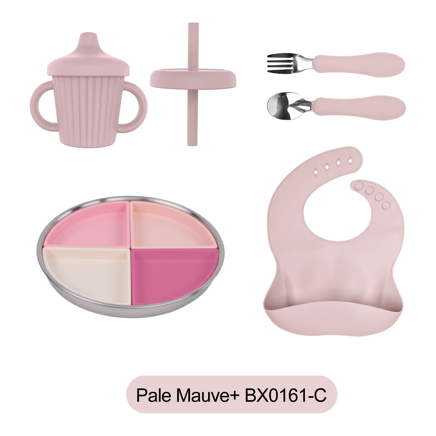 สีม่วงอมชมพูอ่อน