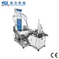 Machine automatique d'insertion de joints pour bouchons de bouteilles, équipement d'insertion de doublures de bouchons en aluminium à grande vitesse
