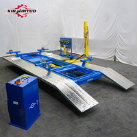 Équipement de réparation de carrosserie en métal en acier Xinjintuo avec tours de traction extracteur de bosses redressage de châssis Machine à cadre automatique banc de voiture