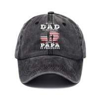 Papa casquette de Baseball Papa vieilli chapeau personnalisé imprimé doux coton lavé casquette de Baseball casquette de sport Vintage cadeau de fête des pères