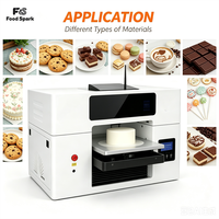 Imprimante alimentaire multi-scènes pour gâteaux, chocolat, latte, conception personnalisée pour café, boulangerie, dessert de mariage