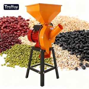 Broyeur Électrique <span class=keywords><strong>de</strong></span> Maïs et Céréales, Moulin à Grains, Concasseur, Pulvérisateur, Machine à Marteaux 220V 2.2kW Multifonctionnel pour Poudre Fine Sèche et Humide pour Ferme - Product Image 2