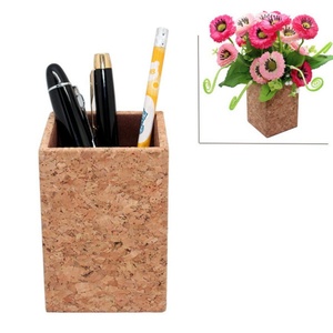 Estuche para Lápices de Corcho Marrón Vegano Boshiho - Product Image 2