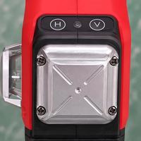 Niveau laser SANEITE 12 lignes, auto-nivelant H/V, alimenté par batterie, compact et portable pour l'alignement en construction intérieure