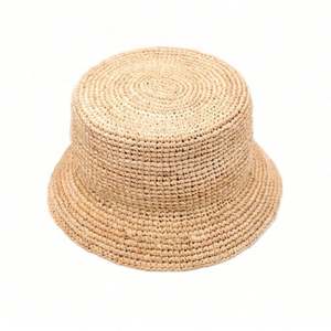 Chapeau Bob en Paille de Raphia Fait Main par un Créateur Personnalisé pour Femme, Protection Solaire pour la Plage, le Quotidien, le Sport, les Activités de Plein Air et les Tenues Décontractées - Product Image 6