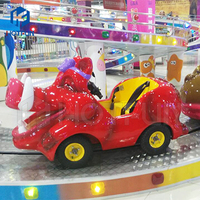 Divertidos Juegos Mecánicos para Parques de Atracciones, Atracción de Animales con Capacidad para 20 Asientos y Diseño de Pista Compacta para Niños Pequeños