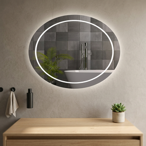 Espejo LED de Pared Minimalista sin Marco para Baño, Maquillaje y Dormitorio - Product Image 4