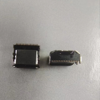 Conector USB Tipo-C de 16 Pines Hembra para Teléfonos Inteligentes/Portátiles