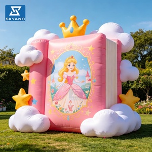 Libros Inflables de Cuentos de Princesas con Patrones de Impresión Personalizables para Decoración Publicitaria de Eventos Escolares - Product Image 3