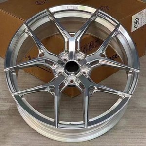 Cerchi Forgiati Lucidi Argento 17 18 19 20 21 22 Pollici 5x100/5x112/5x114.3/5x120 per Benz AMG GT/CLA200 BMW M3/M4/M5 <span class=keywords><strong>Tesla</strong></span> <span class=keywords><strong>Model</strong></span> Y - Product Image 3