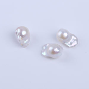 Perlas Barrocas Pequeñas Blancas de Agua Dulce Natural de 11-12 mm, Perlas Sueltas para Hacer Aretes y Broches - Product Image 2