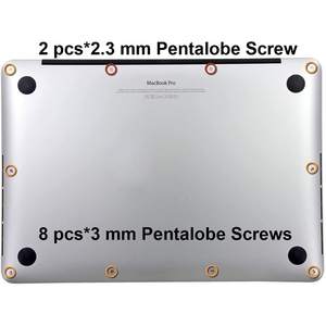 Kit de tornillos de repuesto para reparación de 10 Uds. Compatible con <span class=keywords><strong>Mac</strong></span> <span class=keywords><strong>Book</strong></span> Pro Retina <span class=keywords><strong>A1425</strong></span> A1502 A1398 piezas de ordenador - Product Image 2