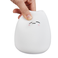 Veilleuse enfants filles chevet chat enfant en bas âge bébé chat veilleuse avec capteur tactile pour les enfants