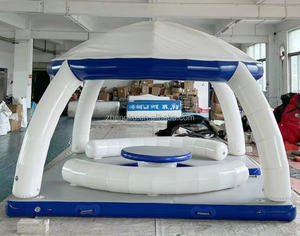 Sıcak satış yeni tasarım su şişme ada yüzen yat pad dock ada şişme - Product Image 5