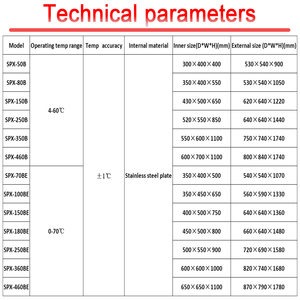 حاضنة بيوكيميائية عالية الجودة للبيع الساخن، حاضنة BOD مبردة سعة 70 لتر للمختبرات، 220 فولت - Product Image 3