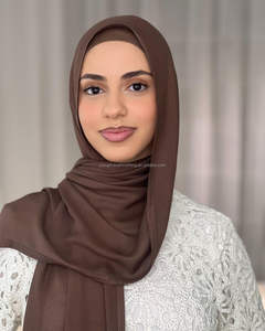 快適で高品質のプレーンレーヨンモーダルヒジャーブスカーフショールイスラム教徒のビスコースモーダルヒジャーブ女性 - Product Image 6
