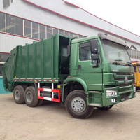 Compacteur arrière de 3 à 5 tonnes, 6x4, boîte de vitesses manuelle diesel, compartiment de 6 m, moteur Euro 2, transport de déchets urbains