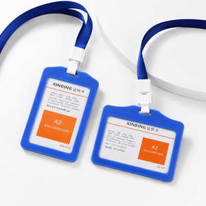 Porte-badge en plastique PP A2 imprimé sur mesure, étui pour carte d'identité, cordon de cou, porte-documents coloré 11x6,7 cm pour événements et séminaires - Product Image 4