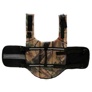 Jaket rompi pelampung binatang piaraan baju renang anjing bergaris reflektif kamuflase kualitas tinggi - Product Image 4