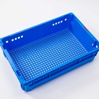 Panier d'affichage de pain en plastique de caisse portative et de nidification pour le transport et le stockage plateaux de boulangerie emboîtables de lait de pain