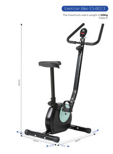 Cyclette Verticale Silenziosa con Telaio in Acciaio e Trasmissione a Cinghia, Unisex, con Resistenza Magnetica per il Body Building - Product Image 6