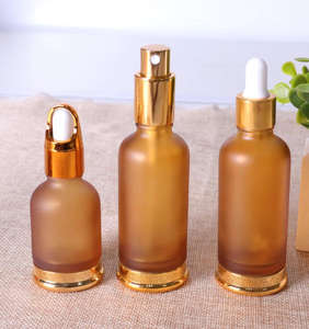 High Quality <b>Glass</b> Essential Oil Dropper <b>Bottle</b> Screw Cap Bottom Support Color Spray Press Cosmetics <b>Empty</b> <b>Bottle</b> - Product Image 3