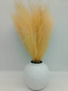 Hochwertige handgemachte Seide Pampa Reed Gras künstliche Blume Home Decoration Hochzeit Cross Border 4 Gabel Wind Simulation - Product Image 2