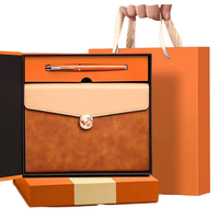 Ensemble cadeau d'affaires de luxe promotionnel avec carnet A5 personnalisable, tasse thermos et stylo - Impression UV pour de multiples occasions