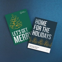 Cartolina con scritta positiva stampata personalizzata per la promozione della motivazione o uso regalo di cancelleria
