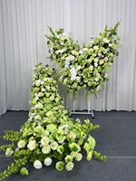Arche de fleurs artificielle en forme de tour, en soie, de haute qualité, design moderne, réutilisable, pour remise de diplôme, anniversaire de bébé