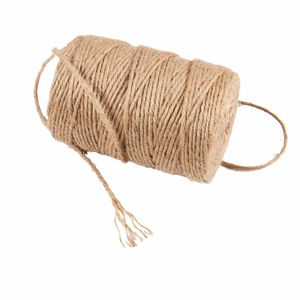 천연 삼베 줄(1.5mm/2mm/3mm/6mm) 내구성 있는 끈 수공예 선물 포장 원예용 - Product Image 1